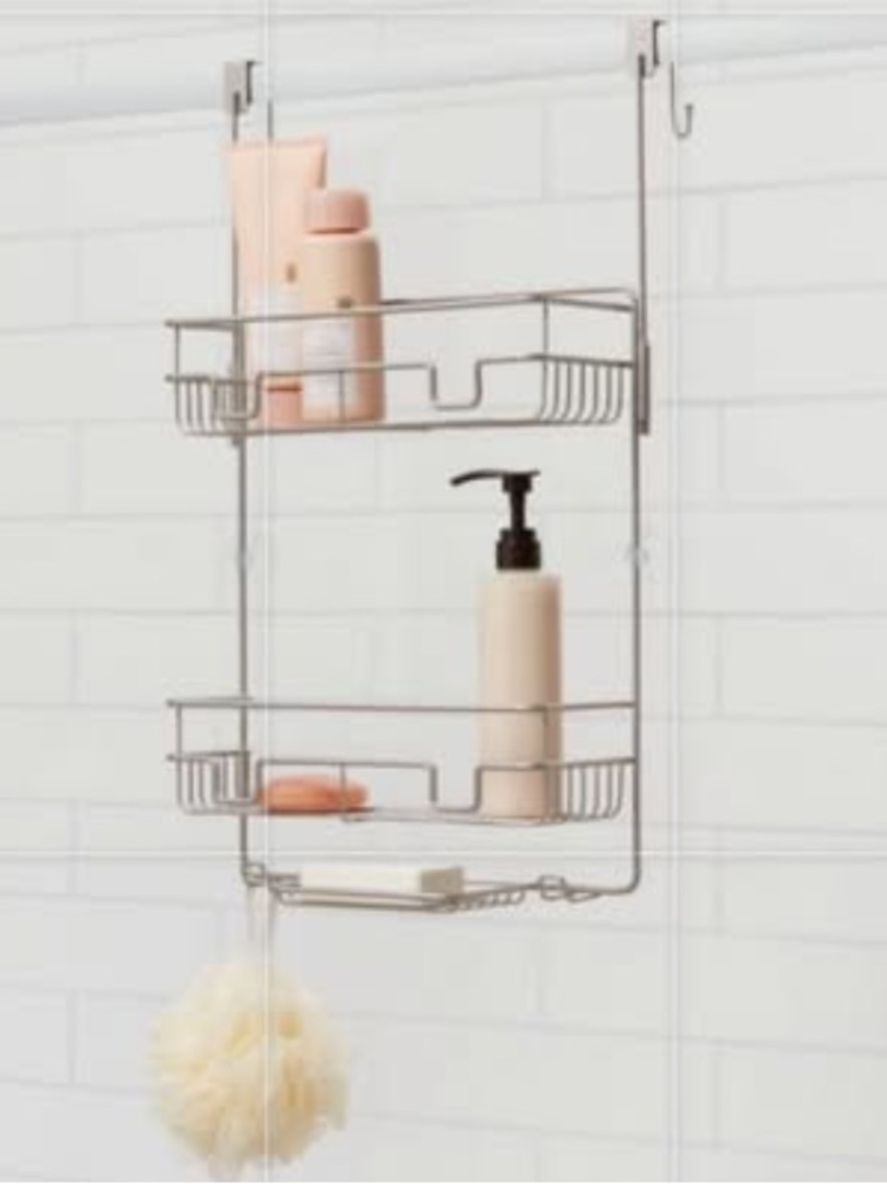 Over the Door Round
Wire Shower Caddy Matte
Satin - Threshold rust Resistant new